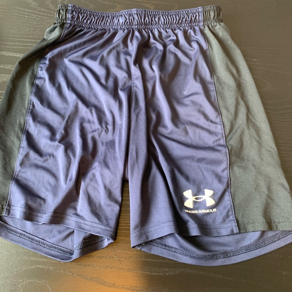 Under Armour Men's Navy and Black Athletic Shorts
